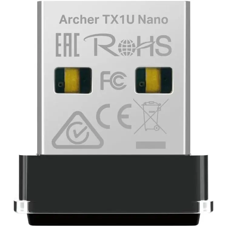 TP-Link Archer TX1U Nano AX300 Mbps, Nano Design, Plug and Play, Supports Linux and Windows(11/10/7), Wi-Fi 6 USB Adapter