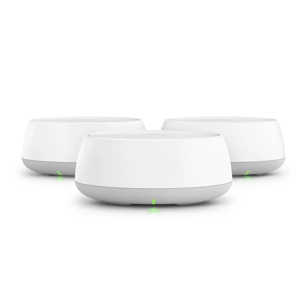 TP-Link Deco BE25 Dual-Band BE5000 WiFi 7 Mesh Wi-Fi System - 4-Stream 5 Gbps, 240 MHz, Covers up to 6,600 Sq.Ft, 2X 2.5G Ports Wired Backhaul, VPN, MLO, AI-Roaming, HomeShield, 3-Pack