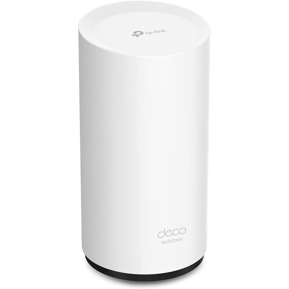 TP-Link Deco X50-Outdoor Outdoor Mesh WiFi AX3000 Dual Band WiFi 6 Mesh, 2 Gigabit PoE Ports, 802.3at PoE+,Weatherproof, Works with All Deco Mesh WiFi - 1-Pack