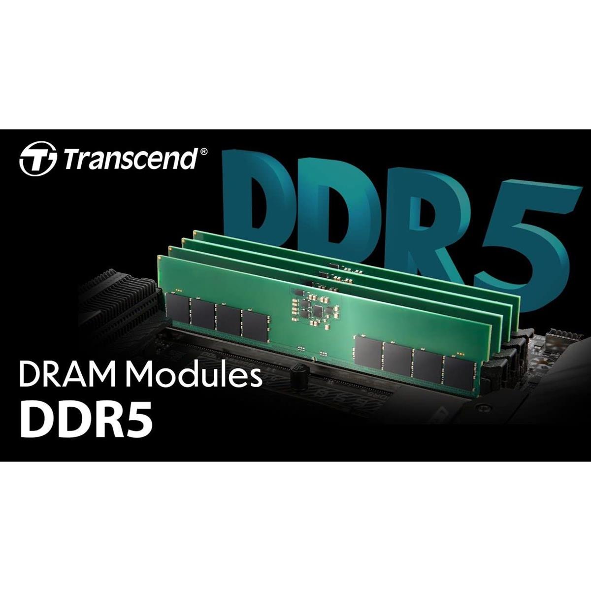 Transcend JetRam 32GB (1x32GB) 4800MHz | 32GB DDR5 Desktop Ram