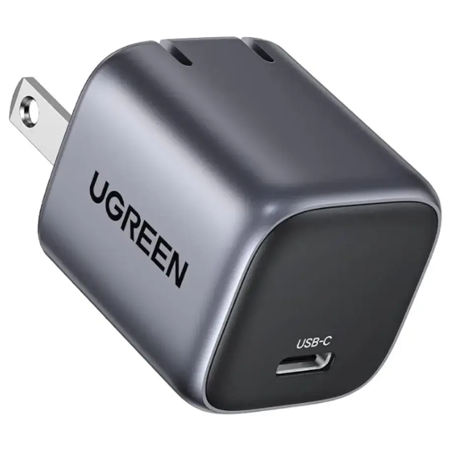 Ugreen 30W USB-C Charger for iPhone 17, Nexode Foldable GaN PPS Compact Fast Wall Charger Block, USB-C Power Adapter for iPhone 17/16/15/14, Galaxy S26/S25/S24/S23, MacBook Neo/Air, Black
