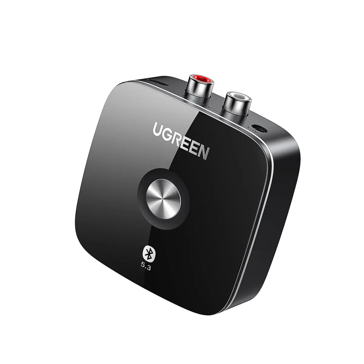 Ugreen Bluetooth 5.3 Receiver for Hi-Fi, 3.5mm Jack Aux and RCA Connection Low Latency Audio, Long Range, Dual Pairing, Bluetooth Adapter for HiFi Amplifier, Home Stereo, Speaker