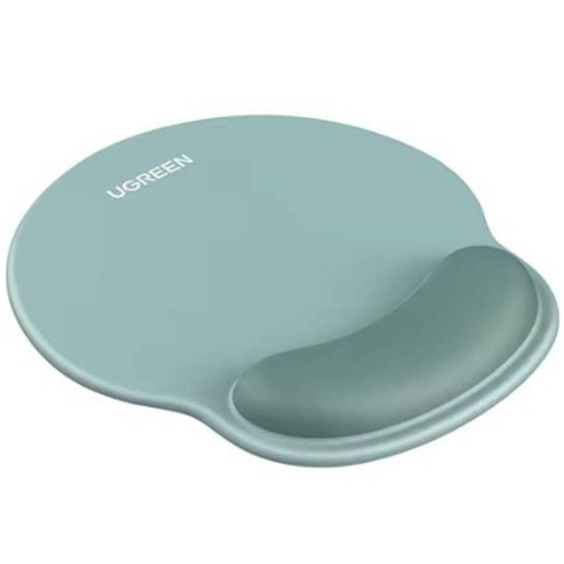 Ugreen Ergonomic Mouse Pad with Wrist Rest Support, Slow Rebound Memory Foam Mouse Mat, Typing Pain Relief, Desk Pad with Easy Gliding Surface and Non-Slip PU Base for Gaming, Working, Grey
