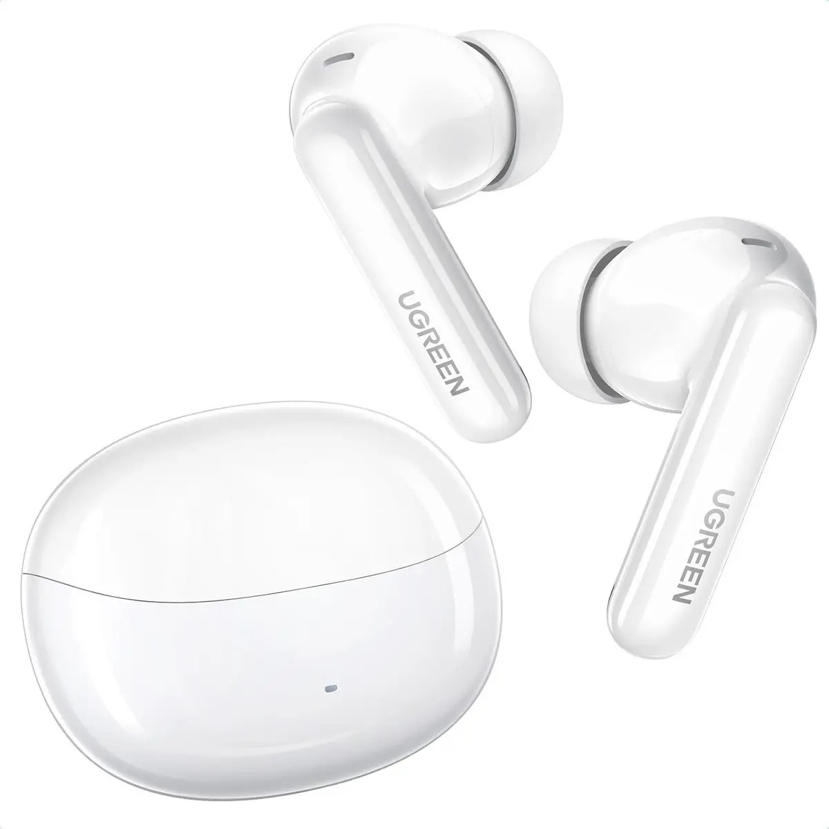 Ugreen HiTune T3 Pro Wireless Bluetooth 5.4 Earbuds, Active Noise Cancellation Earphones, 4 Mics ENC Clear Call Headsets, 30H Playtime USB C Fast Charging, IPX5 Waterproof, Customised APP 2 Devices Connection