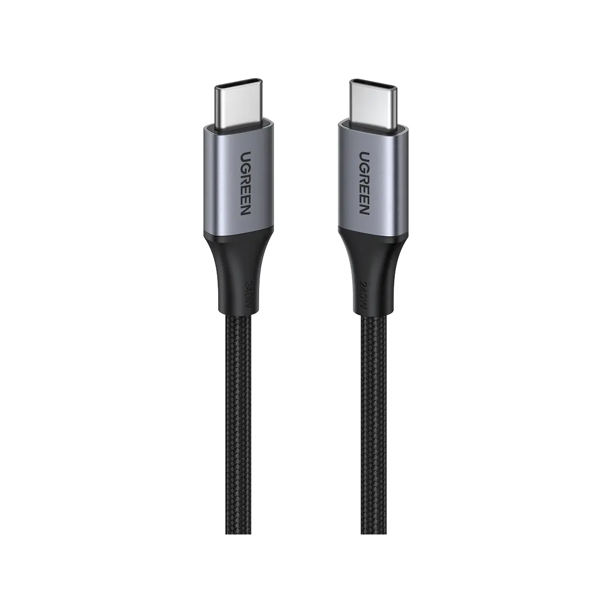 Ugreen Type-C to Type-C Cable, Aluminum Braided, 240W, 2M