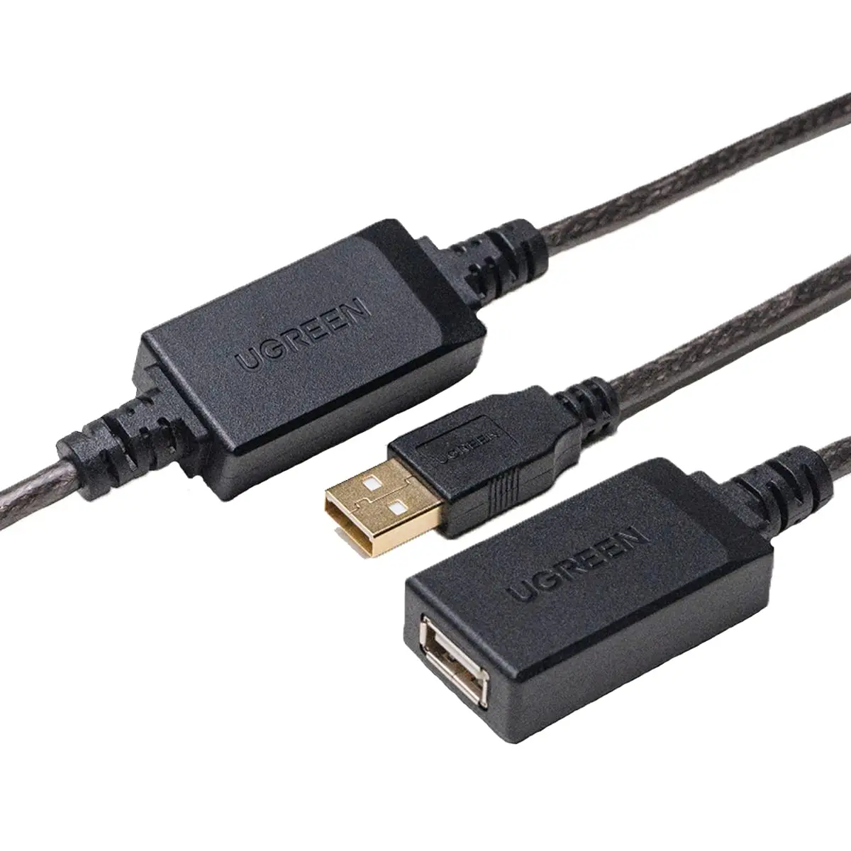 Ugreen USB 2.0 Type A Male to Female Active Extension Cable with Chipset (15M)