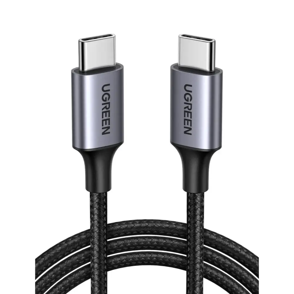Ugreen USB-C to USB-C Cable, 60W, Nylon Braided (2M)