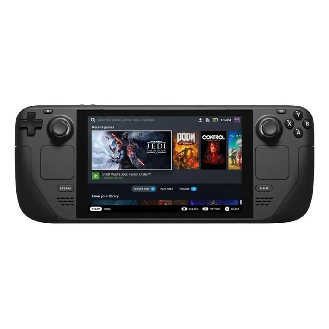 Valve Steam Deck OLED 512GB SSD + 16GB RAM - 7.4-inch, 90Hz, 1280 x 800px, SteamOS 3.0, Handheld Gaming Console, Black