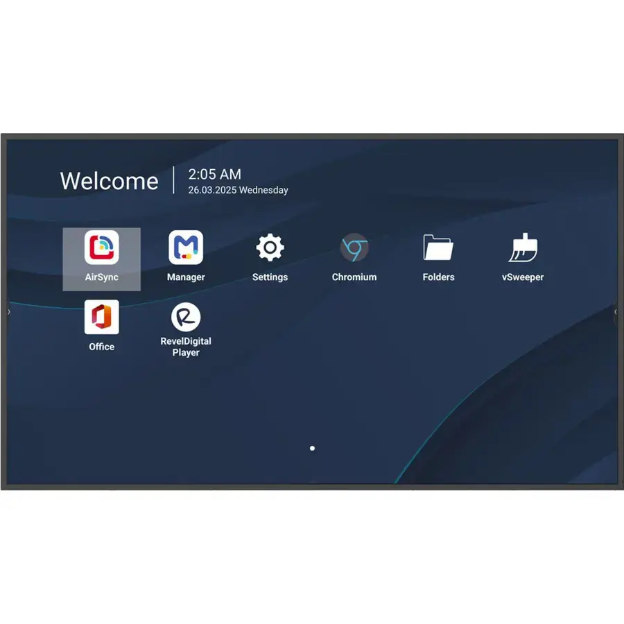 ViewSonic CDE6514-2C 65 Inch 4K Commercial Display, Pro AV Integration, 500 nits