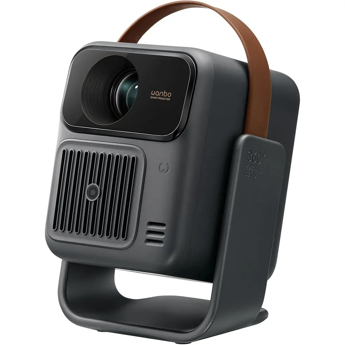 Wanbo ToGo Pro Portable Outdoor Projector, Ultra-Long 3.5 hrs Battery, Google TV 14, Native 1080P Smart Projector, 32GB, Fully-Sealed Optical Engine, Real-Time Focus, for Camping & Indoor & Home
