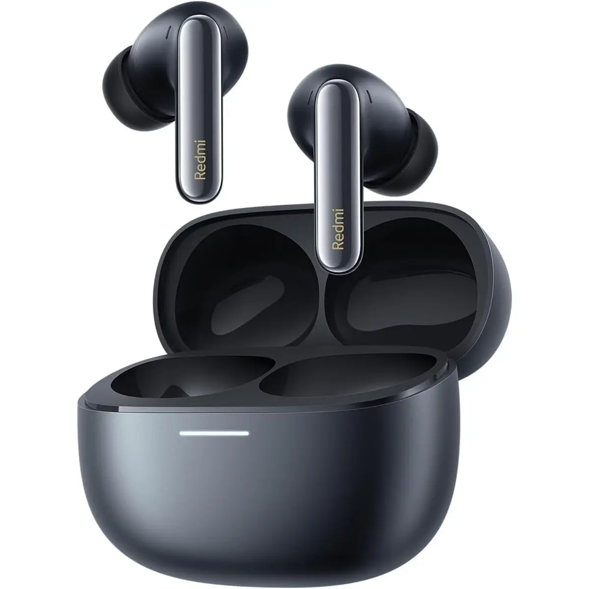 Xiaomi Redmi Buds 6 Pro Wireless Earbuds, True-to-Life Audio, Hi-Res Audio with coaxial Dual Drivers, LDAC, Up to 55dB Active Noise Cancellation, Compatible with Android iPhone and Bluetooth Device (Space Black)