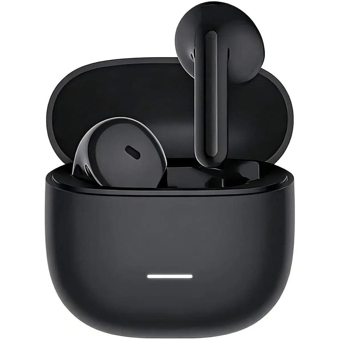 Xiaomi Redmi Buds 8 Active Wireless Earphones with Semi-in-Ear Design, 14.2mm Titanium Diaphragm Drivers, Bluetooth 5.4, 37H Long Battery Life, Dual Mic AI Noise Cancellation, Google Fast Pair, Black