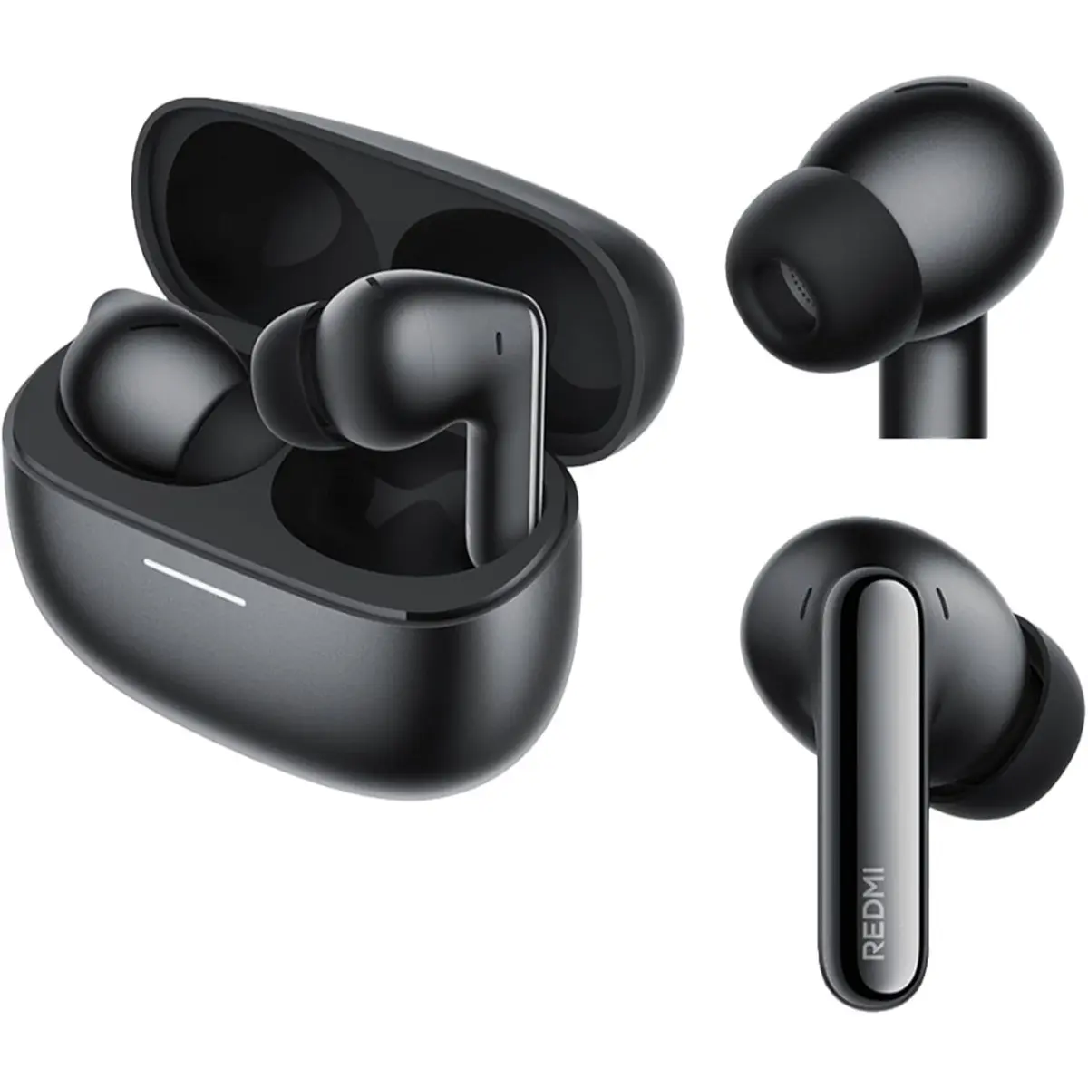 Xiaomi Redmi Buds 8 Pro True Wireless Bluetooth Earbuds in-ear, 55dB Active Noise Cancelling, Triple Driver, Hi-Res HiFi Sound, Dolby Audio, Up to 33 Hours Battery Life, Bluetooth 5.4, IP54, Black