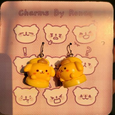 Sanrio Pompompurin Macaron Earrings 