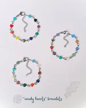 "Crystal hearts" Bracelets 