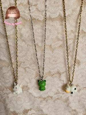 Baby Animal Charm Locket Tarnish Free Necklaces 