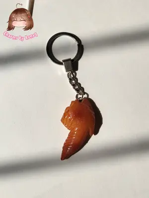 Chicken Wing Keychain 
