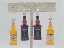 Jack Daniels Whiskey Earrings 