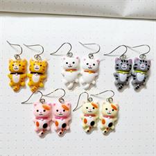 Cat Kitty Earrings 