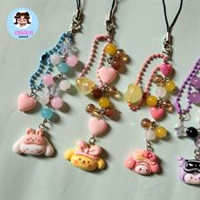 [SOLD OUT] Sleepy Sanrio 2 in 1 Phone Charm and Keychain