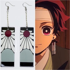 [SOLD OUT] Tanjiro Kamado Hanafuda Earrings 