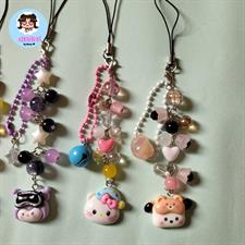 [SOLD OUT] Sleepy Sanrio 2 in 1 Phone Charm and Keychain