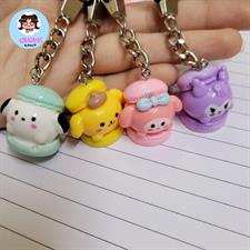 Sanrio Macaron Keychains