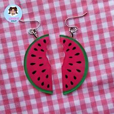 [SOLD OUT] Bitten Watermelon Earrings 