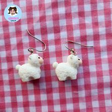 [SOLD OUT] Baby Sheep Lamb Earrings 