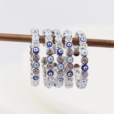 Silver - Evil Eye Ring