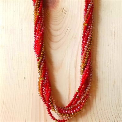 Gold Red Sparkles