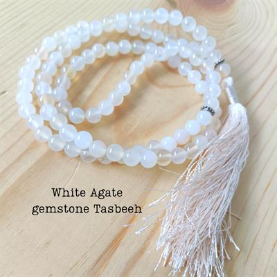 Pure Natural White Agate