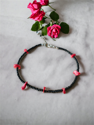 Black Coral Anklet
