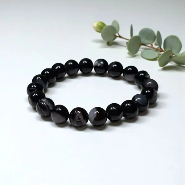 Black Suleimani Aqeeq - Bracelet for Women