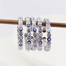 Silver - Evil Eye Ring