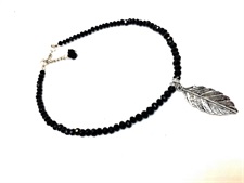 Choker Black Leaf