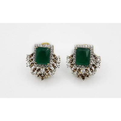 Rectangular Green Onyx