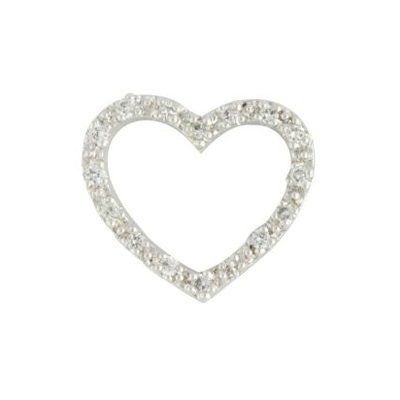 Hollow Heart Pendant Small