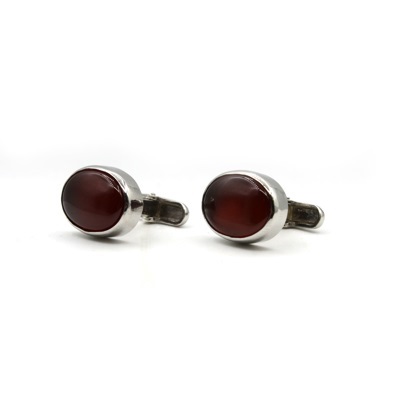 Genuine Aqeeq Cufflink