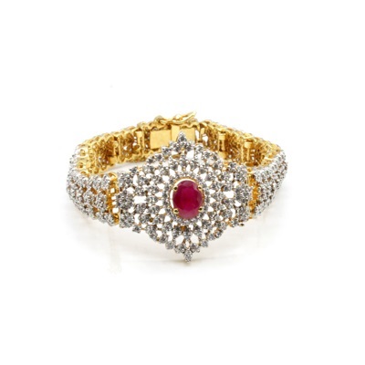 Beautiful Red Zircon Bracelet
