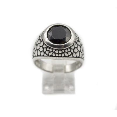 Turkish Ring Black Onyx 925 Sterling Silver