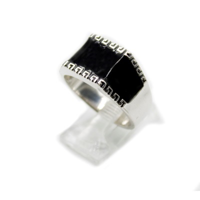 Turkish Ring Black Onyx 925 Sterling Silver