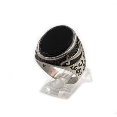 Turkish Ring Black Onyx 925 Sterling Silver