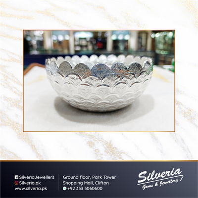 Fishscale Sterling Silver bowl