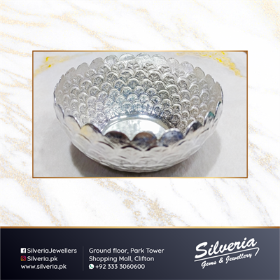 Fishscale Sterling Silver bowl