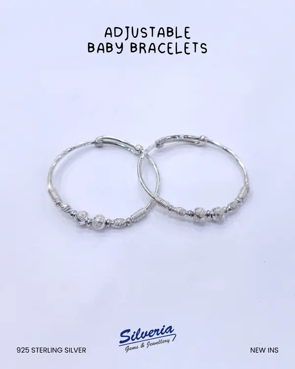Adjustable Baby Bracelet Pair
