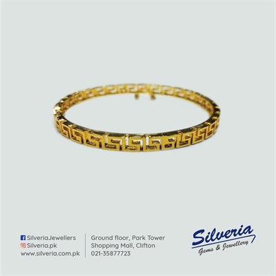Versace designed Gold plated bangle