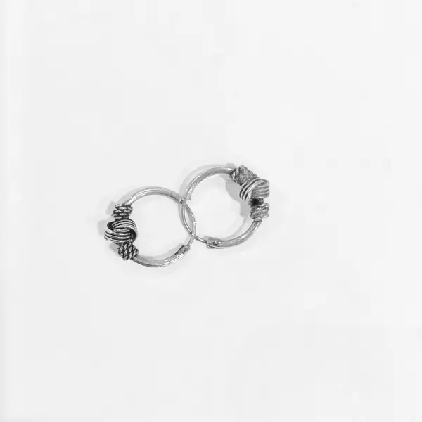 Silver Hoops