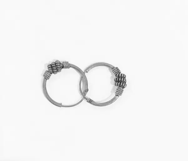 Silver Hoops
