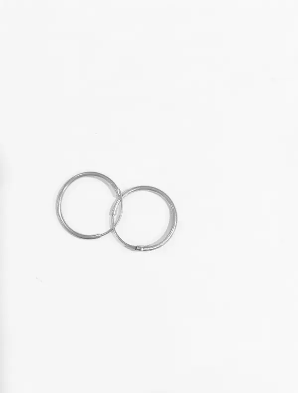 Silver Hoops